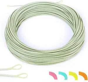 Maxcatch Double Taper Floating Fly Fishing Line: DT1F-6F,100F with 2 Welded Loop - Picture 1 of 9