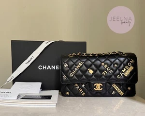 CHANEL 2021 Classic Medium Rue Cambon Lucky Charms Double Flap Bag W/ RECEIPT - Picture 1 of 15