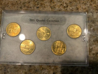 2001 gold proof set - Image 1 of 3
