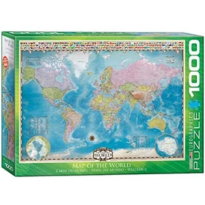 EuroGraphics Map of The World Puzzle (1000-Piece) - Picture 1 of 4