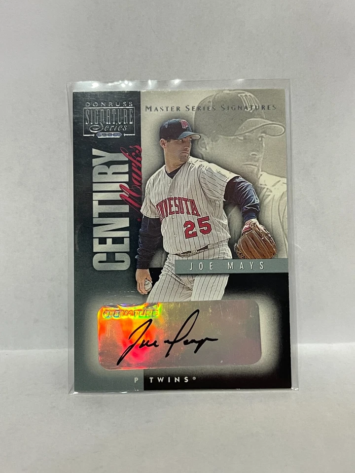 2001 Donruss Signature Century Marks Masters Series - Joe Mays - Imagem 1 de 1