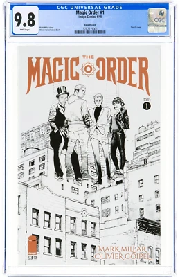 🔥Magic Order #1 CGC 9.8 Image 2018 Sketch Variant Mark Millar Story In Producti - Image 1 of 4