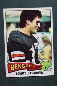 Cincinnati Bengals Tommy Casanova signed autographed 1975 Topps football card -- - Picture 1 of 1