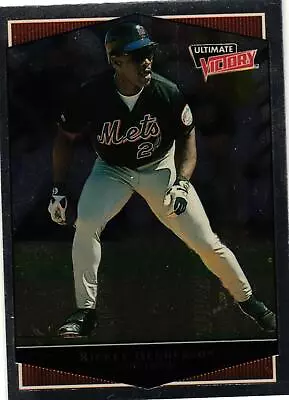 1999 Upper Deck Ultimate Victory #69 Rickey Henderson - Image 1 of 2