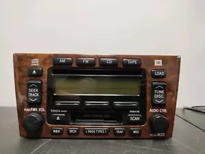 OEM TOYOTA AVALON JBL RDS Radio 6 DISC CHANGER TAPE Player STEREO UNIT RECEIVER - Picture 1 of 7