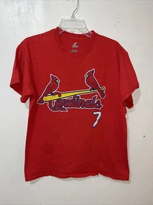 St Louis Cardinals Matt Holliday T-Shirt Adult Medium Red Short Sleeve Majestic - Picture 1 of 5