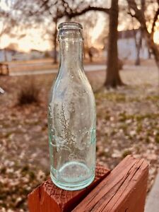 Antique Coca Cola Soda  Bottle Straight Sided Bubbles Huntsville Alabama