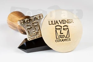Custom Clay Stamp Custom Pottery Stamps Polymer Clay Stamps Ceramic Stamps Clay - Picture 1 of 12