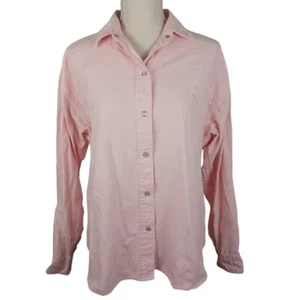 Vintage Schaefer Ranchwear Button Up Womens XL Pink -Pearl Snap Button USA Made - Picture 1 of 15