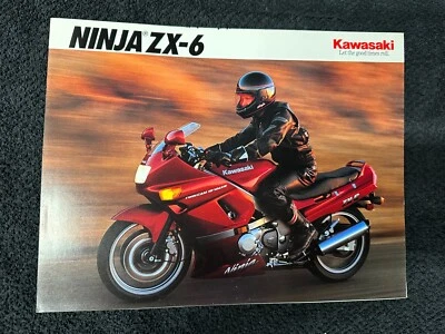 1991 川崎忍者 ZX-6 摩托车销售手册数据表 ZX600-C2 规格 — 第 1/4 张图片