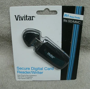 Vivitar USB 2.0 Digital SD Card Reader (VIV-CR-35) ~ NEW - Picture 1 of 2