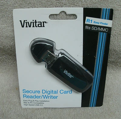 Vivitar USB 2.0 Digital SD Card Reader (VIV-CR-35) ~ NEW - Image 1 of 2