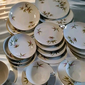 Set stoviglie vintage Mieto BALI design bambù piatti ciotole ecc. Vedi lista 28 - Foto 1 di 15