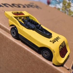 1985 Matchbox Super GT Super 611 Die-Cast Yellow Race Car, BR 33/34 - Picture 1 of 5