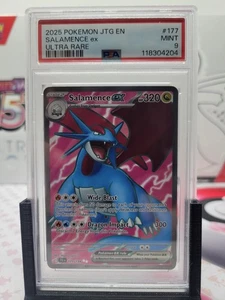 Pokémon Salamence ex 177/159 Sv09: Journey Together Holo 2025 PSA 9 - Imagen 1 de 4