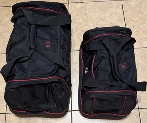 Ful Split-Level Rolling Duffel Bags Set (30” & 22”) – Black/Red, Great Condition - Picture 1 of 22