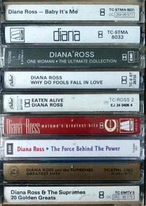 9 x DIANA ROSS Albums GOLDEN GREATS, EATEN ALIVE, WHY DO FOOLS, BABY IT'S ME ETC - Picture 1 of 7