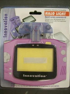 Kit mod de luz trasera para postcombustión Gameboy Advance Halo Light Glacier - Imagen 1 de 12