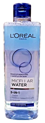 Agua Micelar Desmaquillante L'OREAL 3 en 1 Suave Sensible Sobre la Piel 400 ml Foto 1 de 4