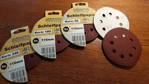 Schleifscheiben Schleifpapier Klett Exzenter 115 mm div. Körnungen 8 Stück - Bild 1 von 3