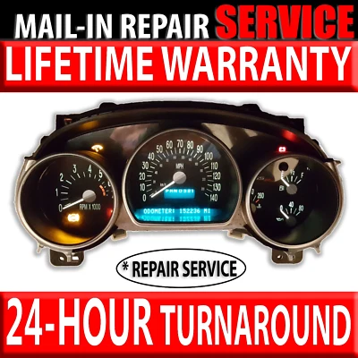 03-06 Chevy SSR Velocímetro Cuadro de Instrumentos Medidor y Pantalla [REPARACIÓN] + LED Foto 1 de 4