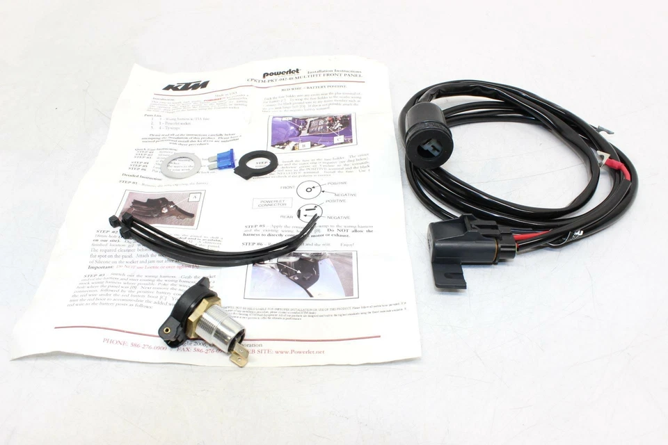 Powerlet PKT-042-48 Panel Mount Harness Kit oem - Image 1 of 4