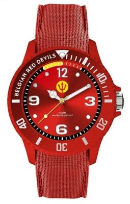 Ice-Watch ICE 016099 RED DEVILS BELGIAN Medium Uhr Belgien Silikon rot neu K81 - Bild 1 von 4