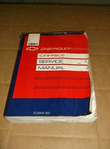 1991 Chevy Caprice Sedan Factory Service~Shop~Repair Manual~ST-329-91-SED~OEM GM - Picture 1 of 5