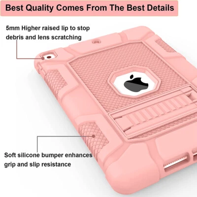 Funda resistente para Apple iPad 9ª generación 10,2" + Protector de pantalla + Pluma Foto 1 de 4