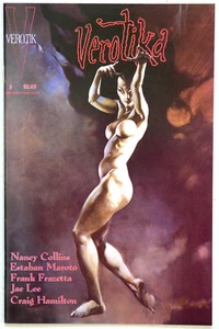Verotika #3 Frazetta Cover - Verotik - Nancy Collins - Estaban Maroto - Jae Lee - Bild 1 von 2