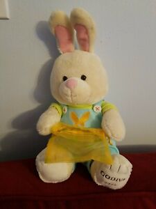 2011 Gund Godiva Chocolate Collectible Bunny Easter Basket Plush Doll Figure