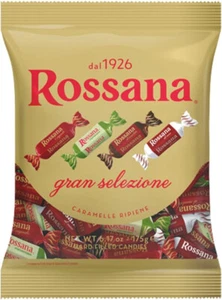 ROSSANA GRAN SELEZIONE 175g HARD FILLED CANDIES IN 4 FLAVORS FIDA ITALY - Imagen 1 de 2