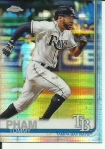 2019 Topps Chrome Prizm Refractor Tommy Pham card # 45 Tampa Bay Rays - Picture 1 of 1