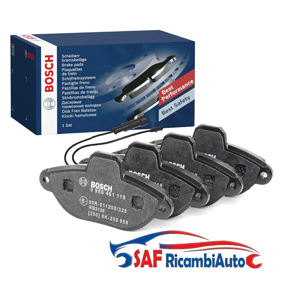 Pastiglie freni Fiat Punto 188 1.2  500 1.2 600 Seicento 0.9 1.1 Panda 1.2 169 - Immagine 1 di 1