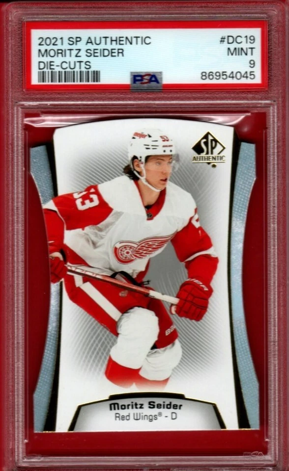 2021-22 SP AUTHENTIC MORITZ SEIDER DIE-CUTS ROOKIE PSA 9 MINT DC-19 RC UD - Image 1 of 1