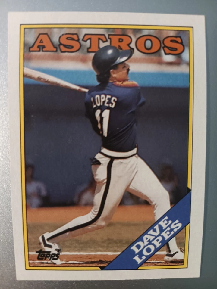 DAVE LOPES HOUSTON ASTROS 1988 TOPPS BASEBALL CARD #226 - Image 1 of 1
