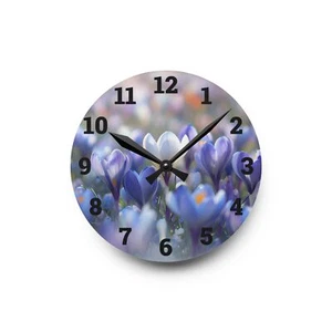 Elegant Floral Acrylic Wall Clock, Home Decor, Wall Art, Gift for Her - Picture 1 of 13