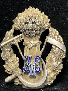 IMPERIAL RUSSIA ,Badge of Correspondents of the Department Of Rural Economics - Picture 1 of 12
