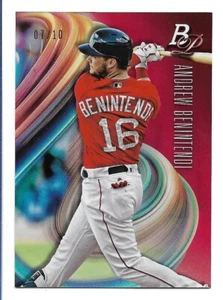 Andrew Benintendi 2018 Topps Bowman Platinum Red #40 #07/10 Boston Red Sox - Foto 1 di 2