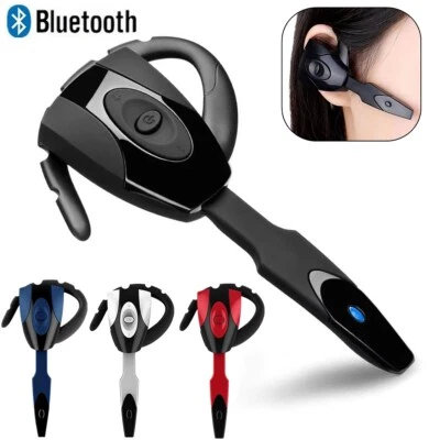 Trucker Bluetooth Headset Wireless Dual Mic Noise Cancelling Earpiece Earbuds - Image 1 of 4