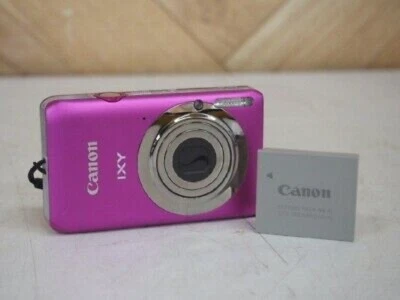 Canon IXY 210F 5.0-20.0mm 1:2.8-5.9 12.1MP Pink Digital Camera - Image 1 of 4