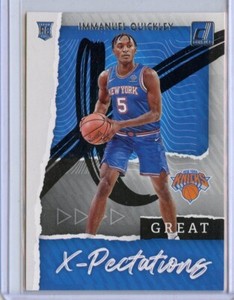 2020-21 Donruss Great X-Pectations #25 Immanuel Quickley