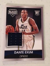 2014 Black Friday DANTE EXUM RC JERSEY #54/99 Made Rookie Jazz #56 - Panini