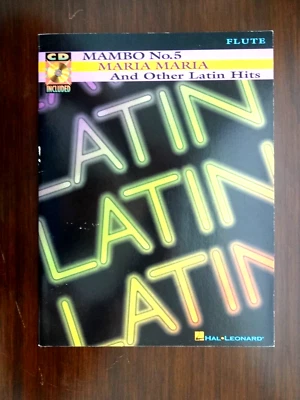 Libro de canciones solo flauta de mambo LATIN HITS y CD sellado Hal Leonard NUEVO AGOTADO Foto 1 de 4
