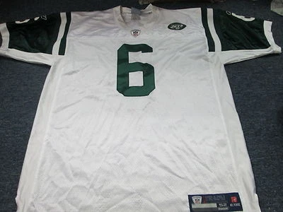 100% 正品 REEBOK NFL 纽约 JETS MARK SANCHEZ 球衣 52 码 — 第 1/4 张图片