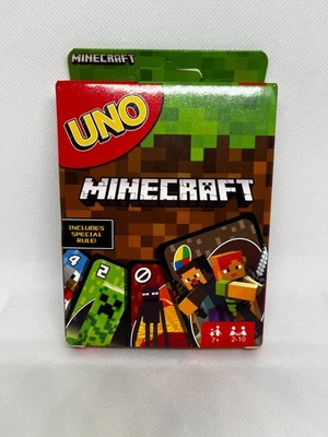 MATTEL UNO Minecraft Kartenspiel Neu & OVP Gesellschaftsspiel für Kinder
