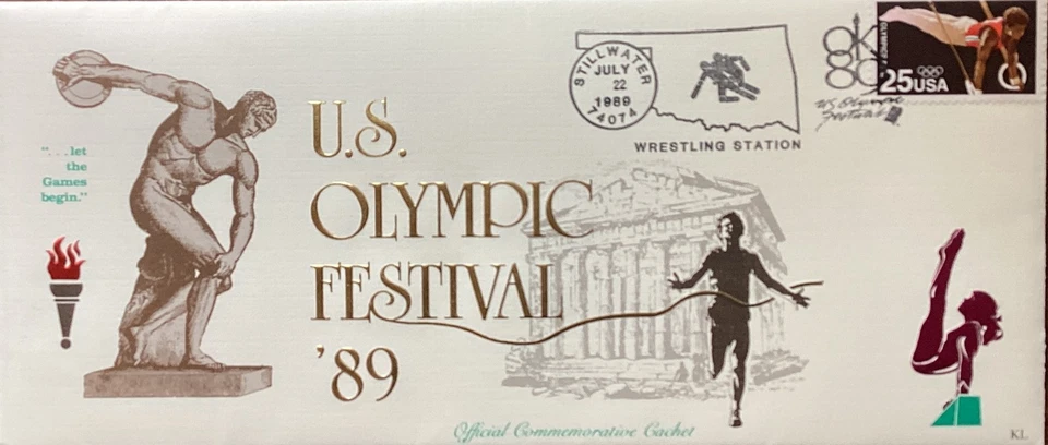 First Day Cover 1989 Olymics with SC# 2380 Stamp Limited Edition - Image 1 of 1