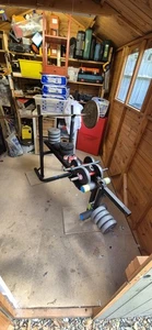 Adjustable Weight Bench YORK. With Barbell. 2 Dumbells Fitness. 64kg In Weighs - Picture 1 of 14