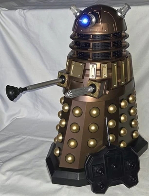 Doctor Who 18 Inch Interactive remote control Bronze Dalek. Read description - Image 1 of 4