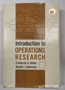 Introduction to Operations Research - Hillier & Lieberman Hardcover w/Dustjacket - Picture 1 of 12